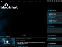 Tablet Screenshot of blackhat.com